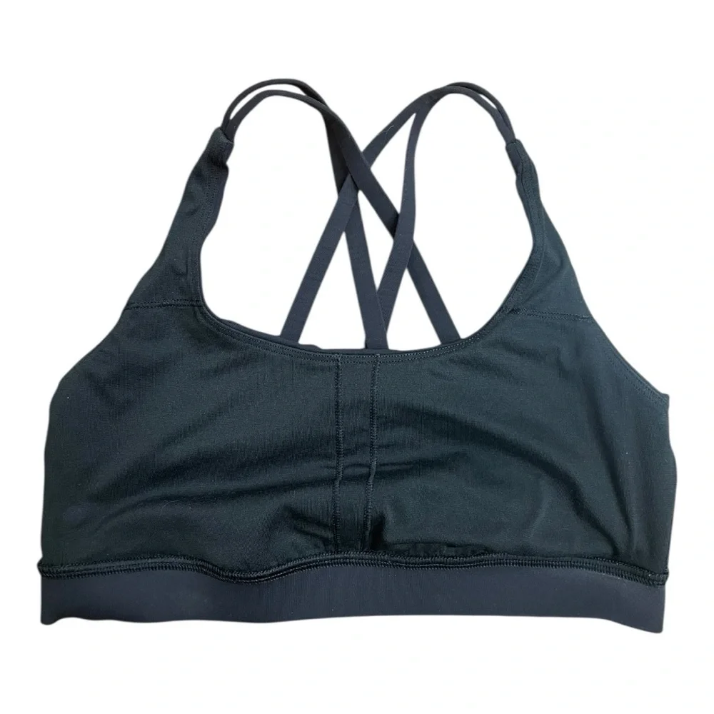 Lululemon Energy Bra *Medium Support B-D Cups Size 6 Black